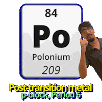 Po Polonium Sticker