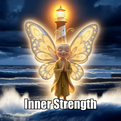 Strength Courage GIF by BuddhaFlyJourney