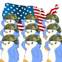 Team Marching Sticker by Pudgy Penguins