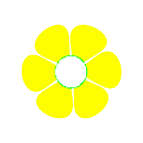 Flower Spinning Sticker by RetMod
