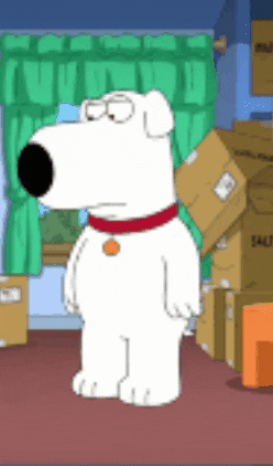 zexel1992 giphygifmaker family guy march brian GIF