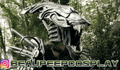 cosplaying alien queen GIF