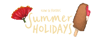 Ice Cream Flowers Sticker