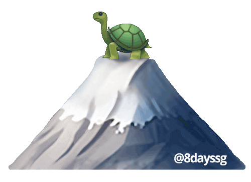 8Dayssg giphyupload singapore turtle singlish Sticker