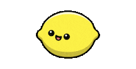 sideserfcakes kawaii lemon lemon cake is it cake Sticker