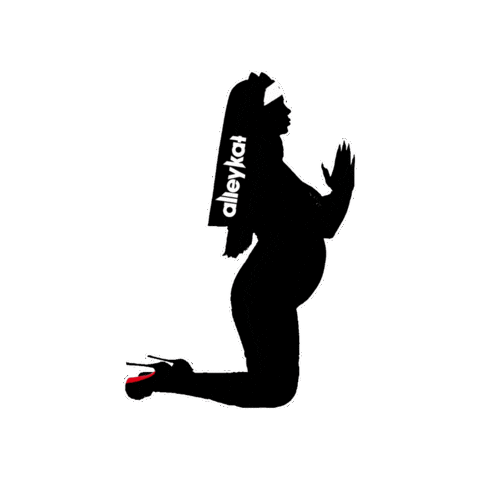 Dark Ritual Naughty Nun Sticker by katscratch rekords