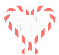 beachypups christmas dog cute christmas candy canes christmas puppy Sticker