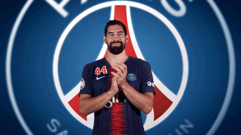nikola karabatic applause GIF by Paris Saint-Germain Handball