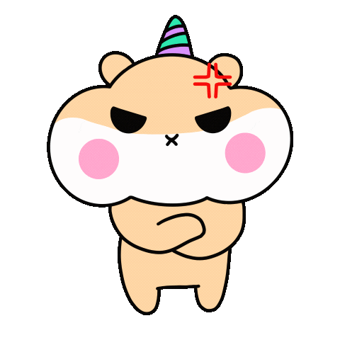 Angry Hamster Sticker