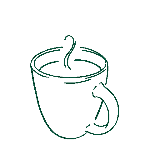 lauraoberjatzas emily café zukunft grüne Sticker