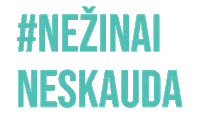 Nezinai Neskauda Sticker by Tusti narvai