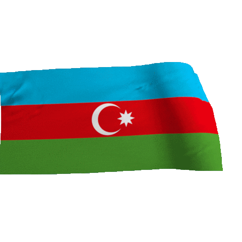 dimexart giphyupload flag azerbaijan baku Sticker