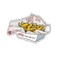 Crave French Fries Sticker by Charleys