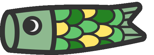 Koinobori Carp Streamer Sticker