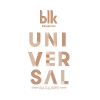 Universal Logo Nudes Sticker by blk cosmetics
