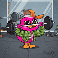 Workout Gym GIF by Yucky Ducks