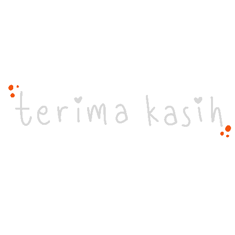 Bahasa Indonesia Thank You Sticker