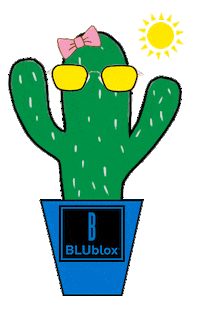 Summer Cactus Sticker by BLUblox