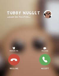 Facetime Check Up GIF by Tubby Nugget