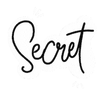 Secret White Sticker