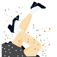 Dance Girl Sticker by V and B Officiel