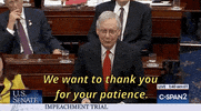 news senate impeachment trial mitch mcconnell impeachment trial GIF