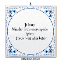 Humor Wijsheid Sticker by Tegelspreuken.nl