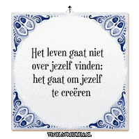 Humor Reflectie Sticker by Tegelspreuken.nl