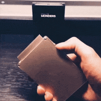 maniwonders luxury wallet performing mechanical GIF