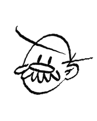 Gongoh_com searching lookingaround whereami 두리번 Sticker