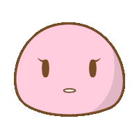 mochimii happy fun cute food Sticker