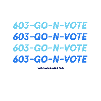 nhdemocraticparty vote election voting democrat Sticker