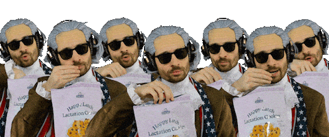 Couch Potato Eating Sticker