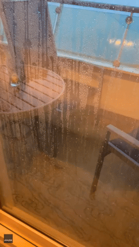 'Complete River': Storm Floods Royal Caribbean Cruise