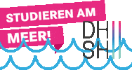 Duale-Hochschule_DHSH ocean sea study meer Sticker