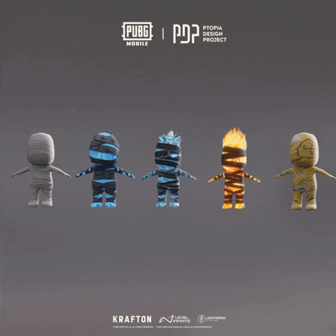 Battle Royale Mummy GIF by Official PUBG MOBILE