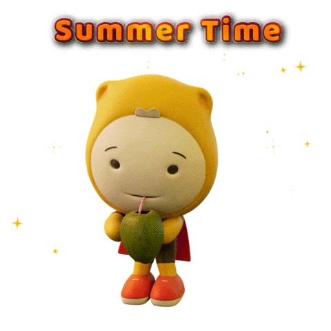 Happy Summer Time Sticker by Gumazing