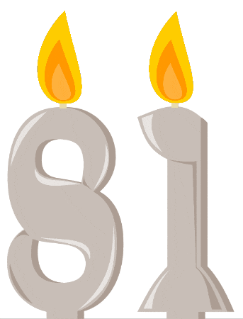 Birthday Flickering GIF