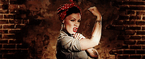 raise your glass pink GIF