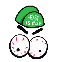 mitevol fast cycling bicycle velo Sticker