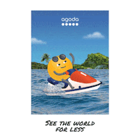 Summer Flying Sticker by Agoda