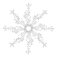 Christmas Snow Sticker