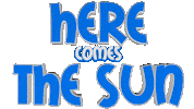 Here Comes The Sun Sticker by OpticalArtInc.