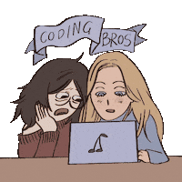 Code Coding Sticker