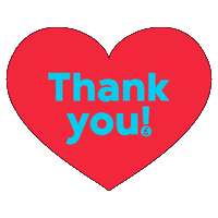 Nom Nom Thank You Sticker by Foodstirs Junk-Free Bakery