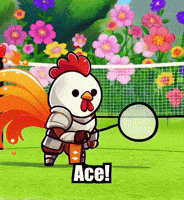 Ace Badminton GIF by Zorooster