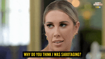 React GIF by Celebrity Apprentice Australia