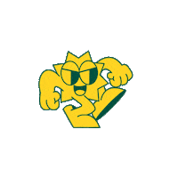 notoriousnoochco cartoon walking nooch nutritional yeast Sticker