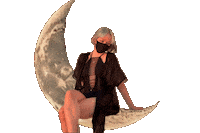 Aklexprime anya nami closer to the moon closer to the moon anya closer to the moon nami Sticker
