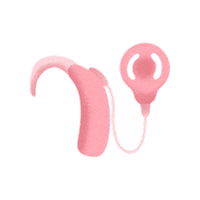 Surdos Hearing Aid Sticker by #SurdosQueOuvem